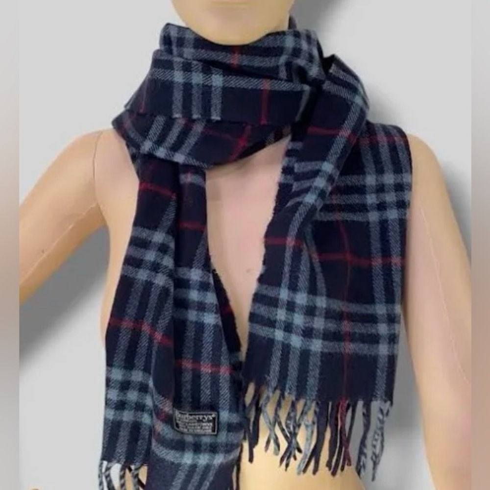 Burberry’s of London blue scarf